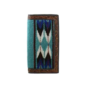 3D Belt Co Arrow Wool Rodeo Wallet - Brown