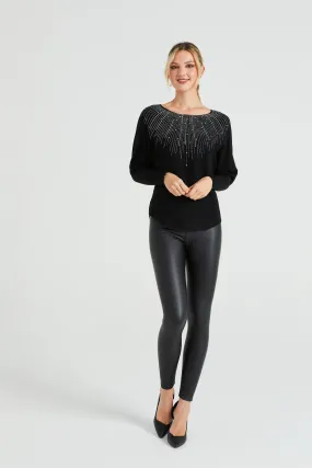 Angeleye Batwing Knitted Jumper