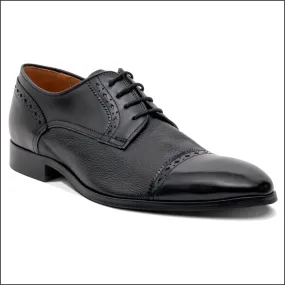 Barker Ashbourne - Black Hi-Shine/Grain Derby*