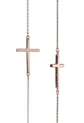 Black Stone Cross Scapular