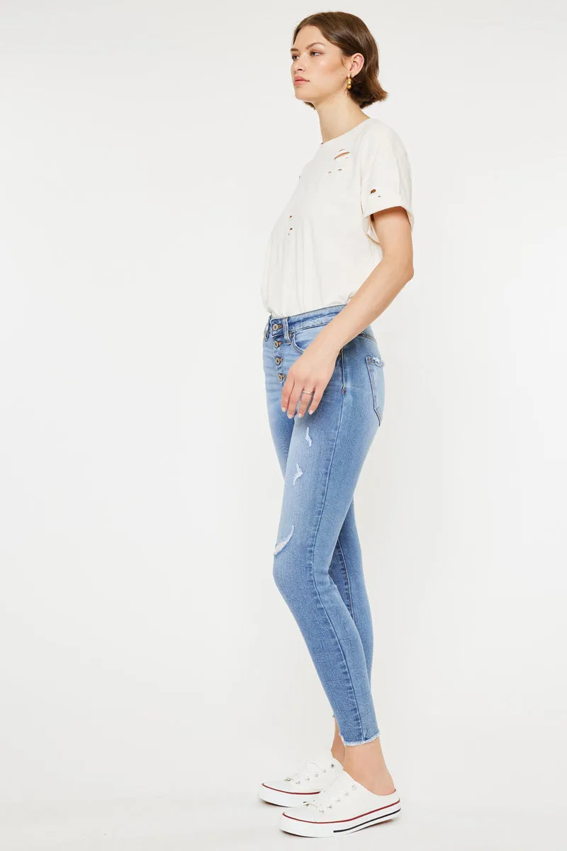 Cecilia High Rise Ankle Skinny Jeans