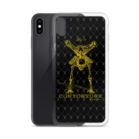 Contorture iPhone Case: Gold Contortion Skeleton