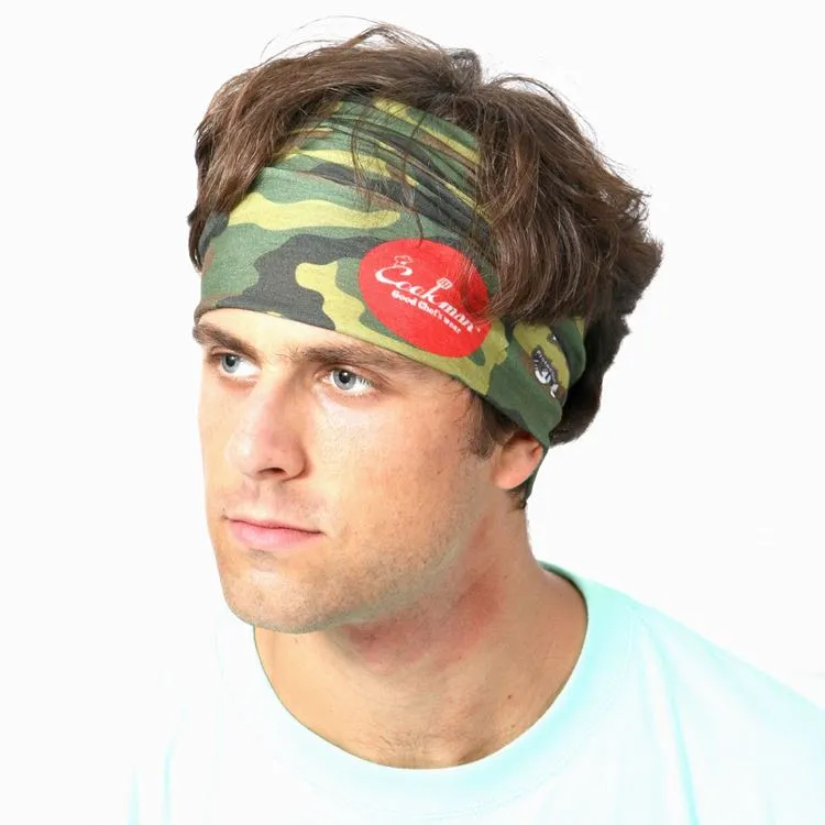 Cookman Chef's Scarf - Woodland Camo Green