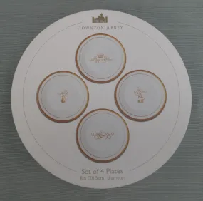 Downton Abbey 8" Plates - Set of 4 - Like New!