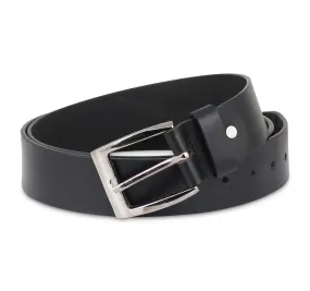 EDGE Black Plain Belt