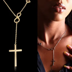 Infinity Cross Necklace - Milano Design