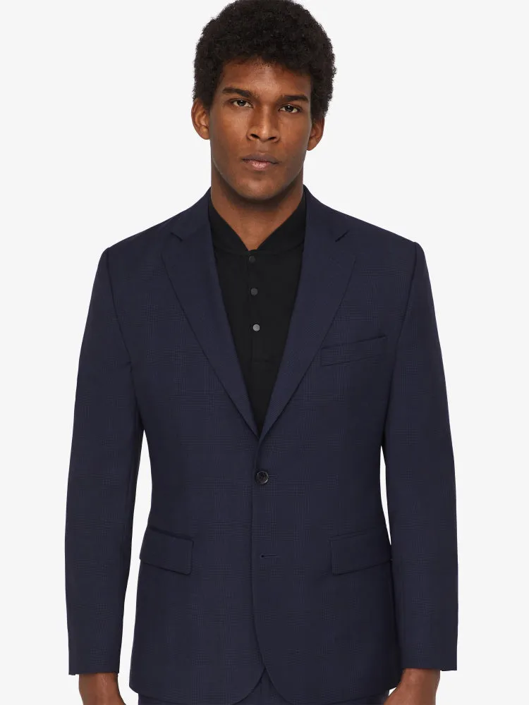 J.Lindeberg Mens Donnie /G Fancy Wool Blazer - JL NAVY