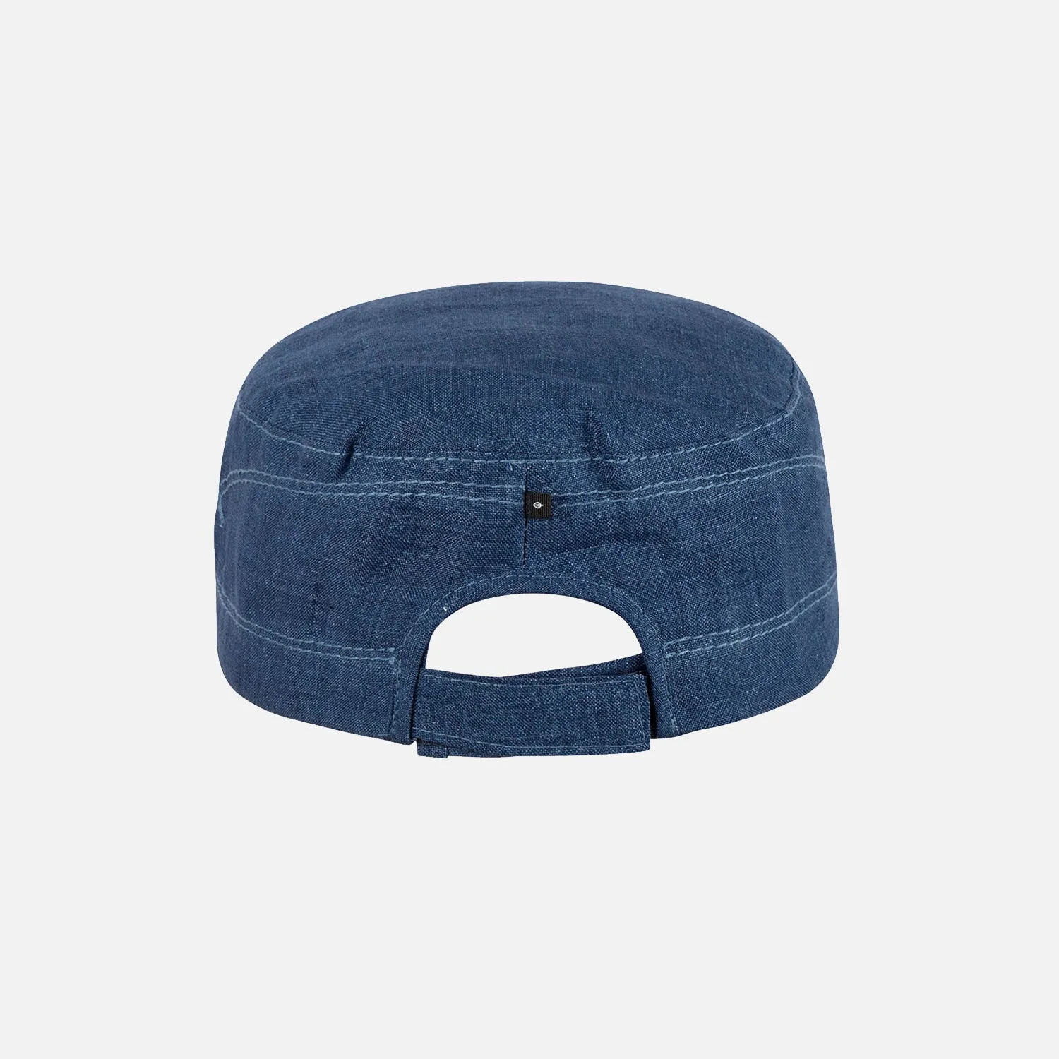 Linen Sun Cap - Steel Blue