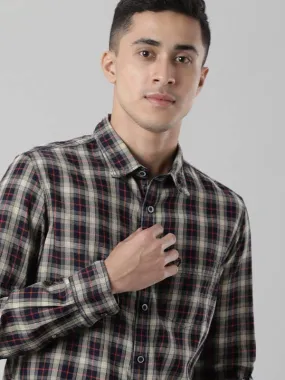 Men Checked Full Sleeve Cotton Shirt