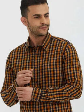 Men Checked Full Sleeve Cotton Shirt