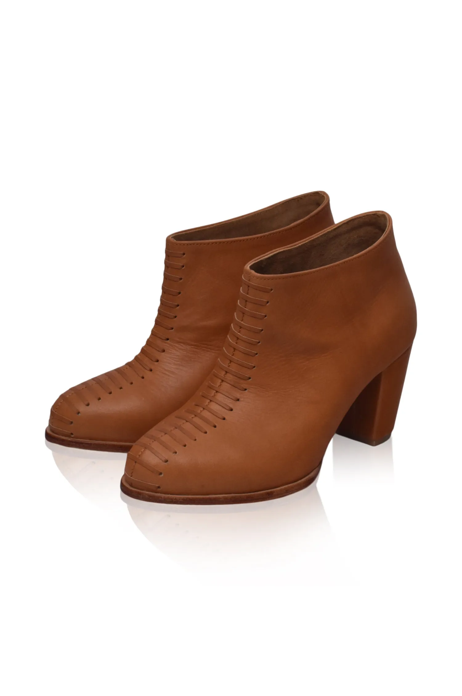 Monte Carlo Leather Booties