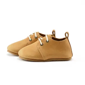 Natural - Low Top Oxfords - Hard Sole