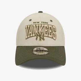 NEW YORK YANKEES CROWN IVORY 9FORTY ADJUSTABLE CAP 'WHITE'