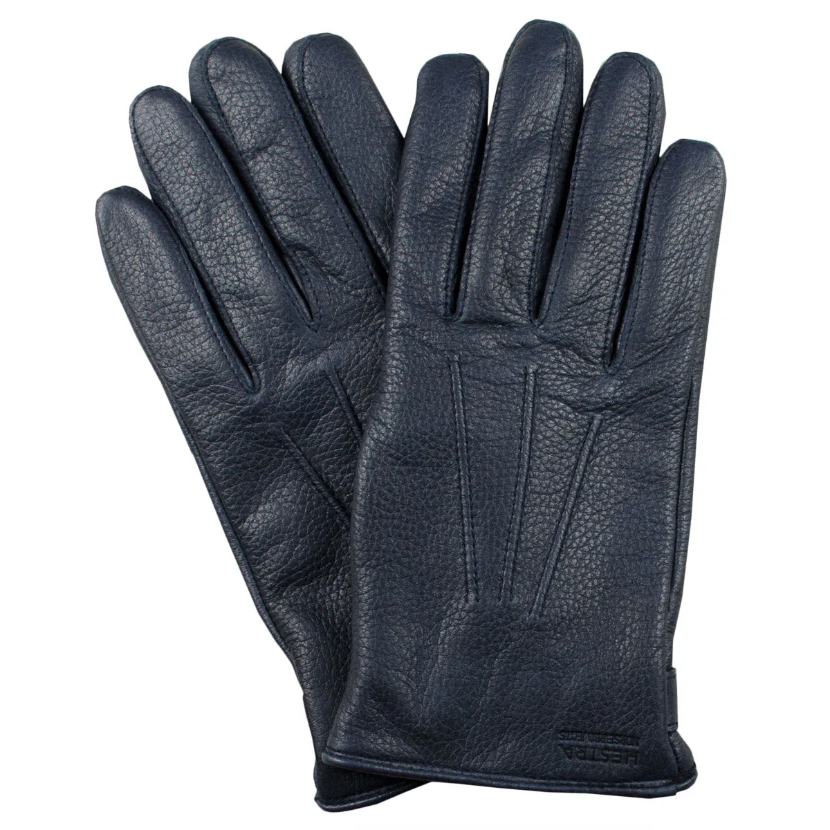 Norse Projects x Hestra - Salen Leather Gloves - Navy