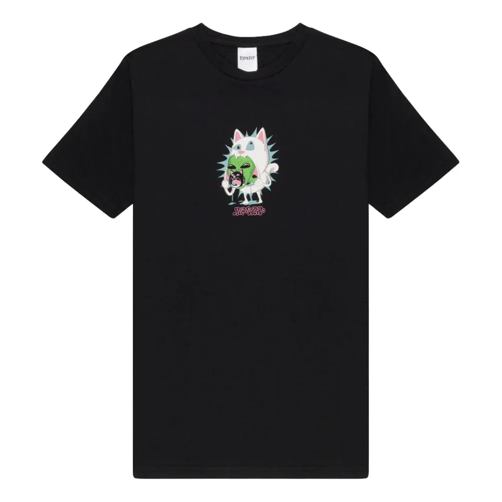 RIPNDIP MONDAY'S TEE-BLACK