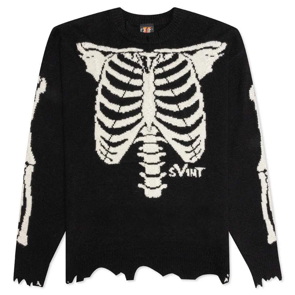 Saint Michael x Vlone Bone Knit - Black