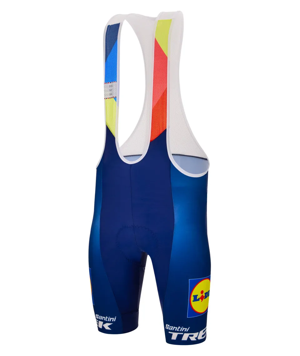 Santini Lidl - Trek Fanline Bibshorts - Blue Marine