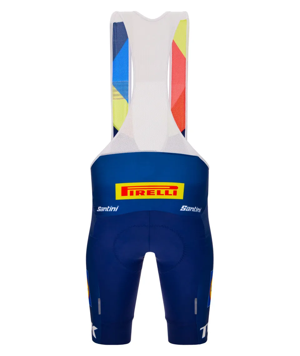 Santini Lidl - Trek Fanline Bibshorts - Blue Marine