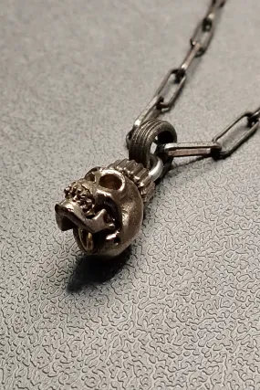 SILVER SKULL PENDANT