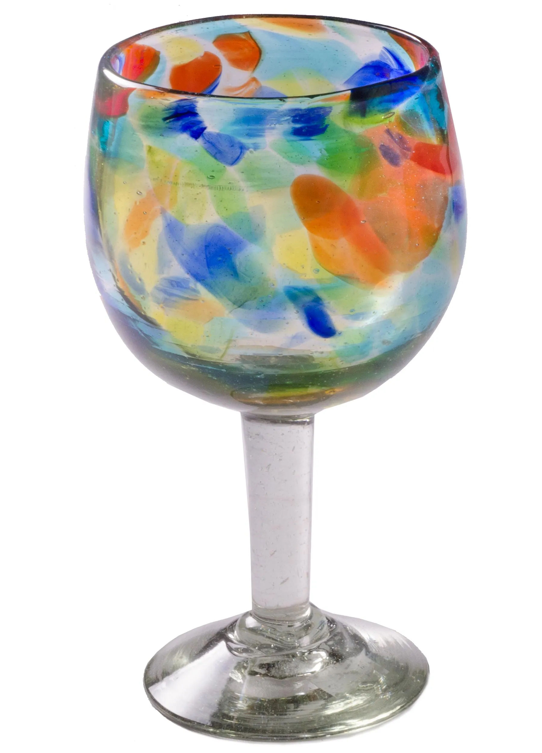 Solid Confetti Wine Goblet - 16 oz - Set of 4