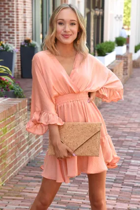 STAY PEACHY DRESS