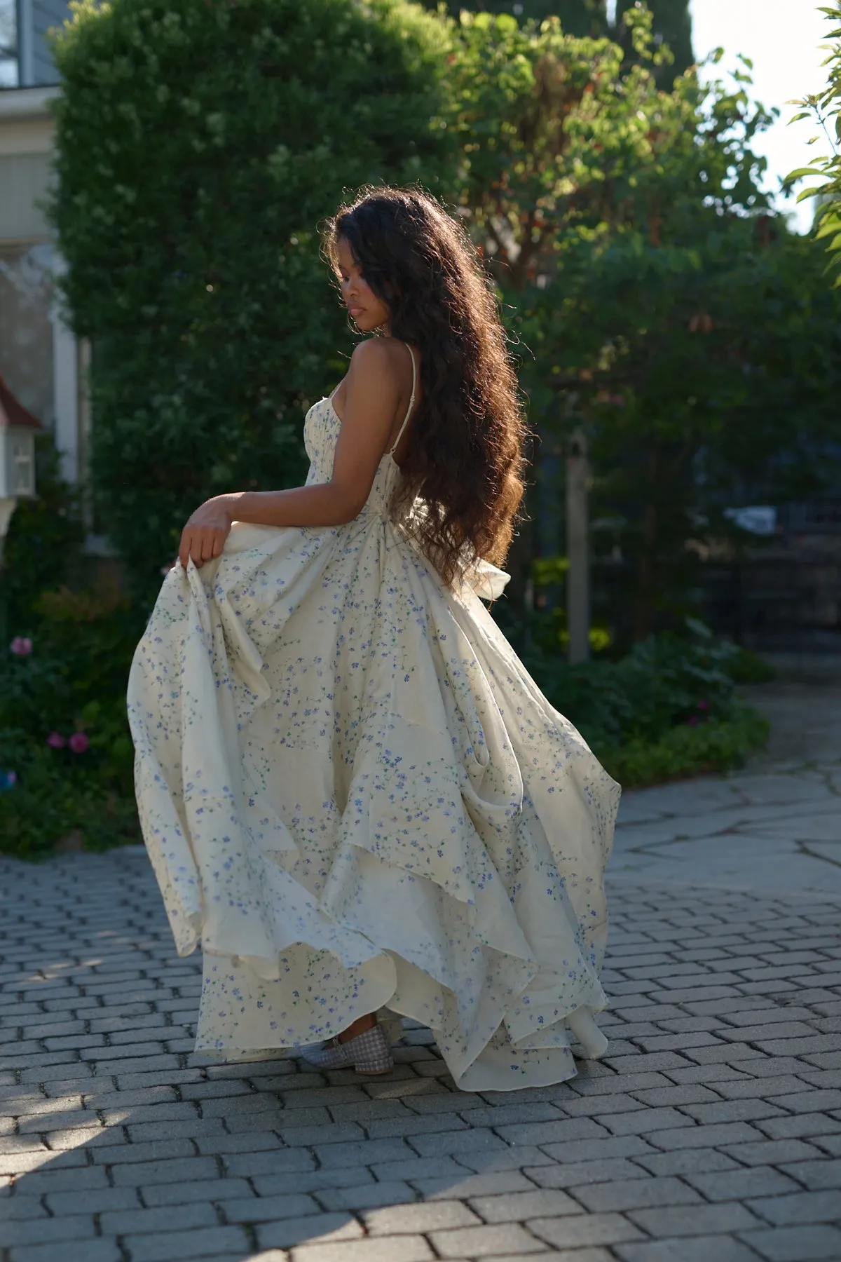 The Blue Vine Roman Holiday Gown