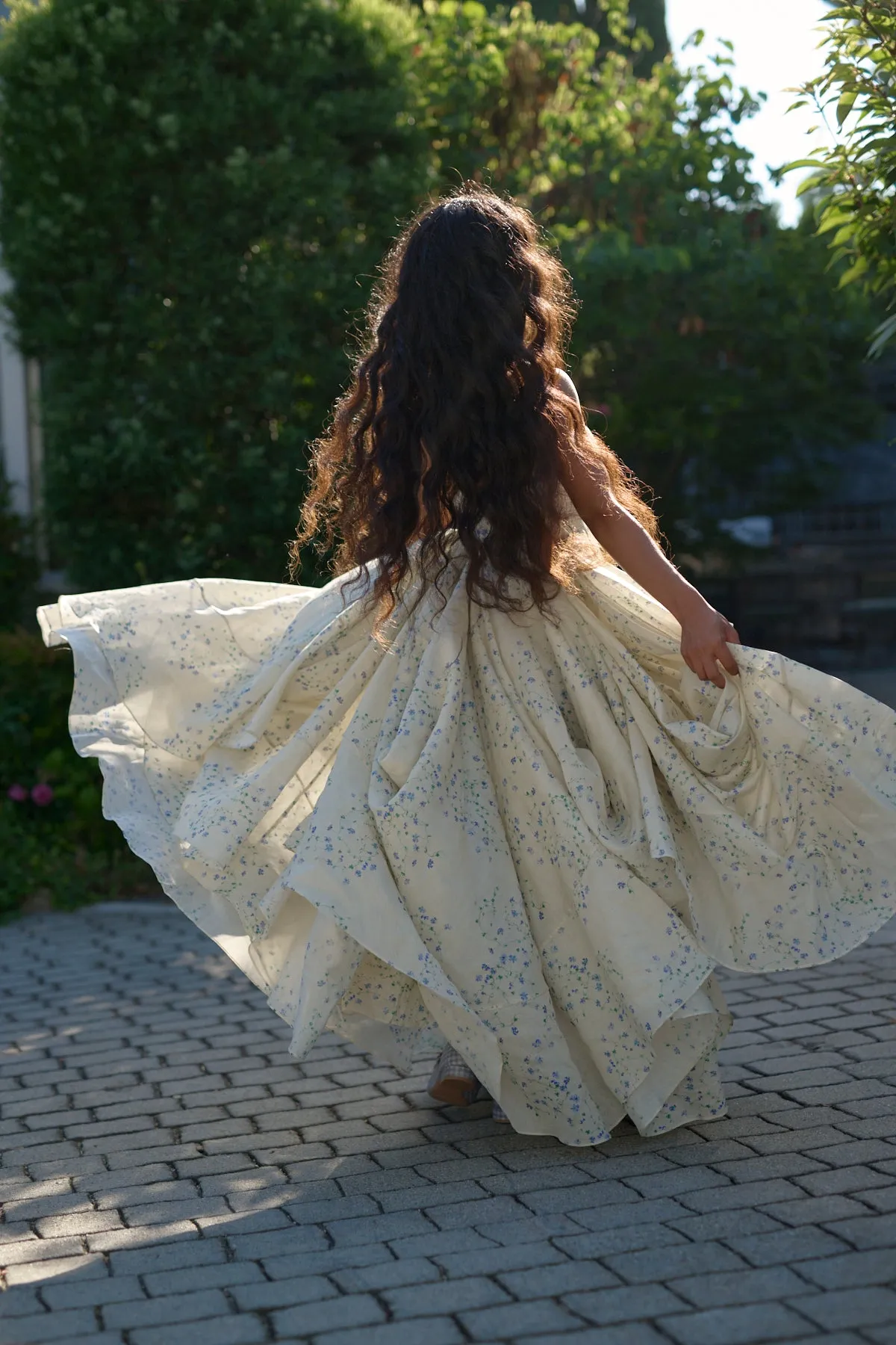 The Blue Vine Roman Holiday Gown