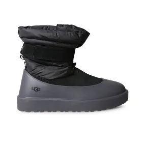 UGG Classic Short Pull On Weather Black Boots - Men's