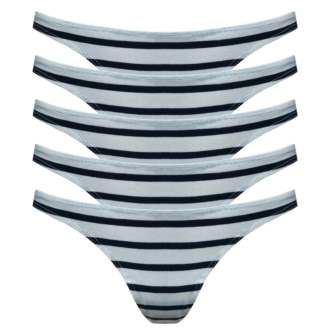 {Wide Stripe} organic thong