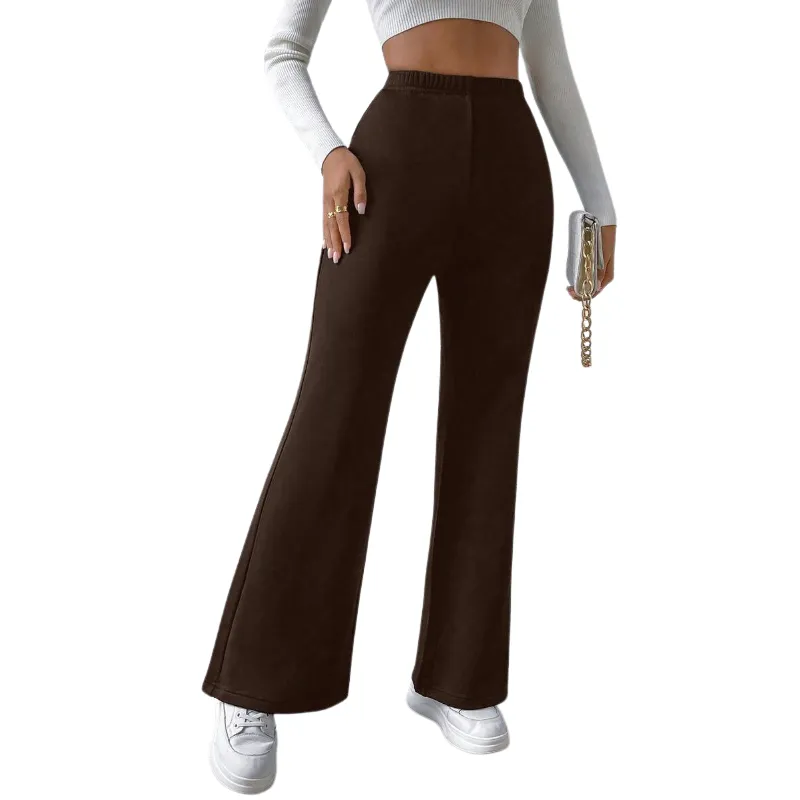 Women's Flared Pants With Fleece Lining