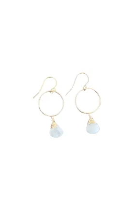 Yuliya Earrings in Moonstone